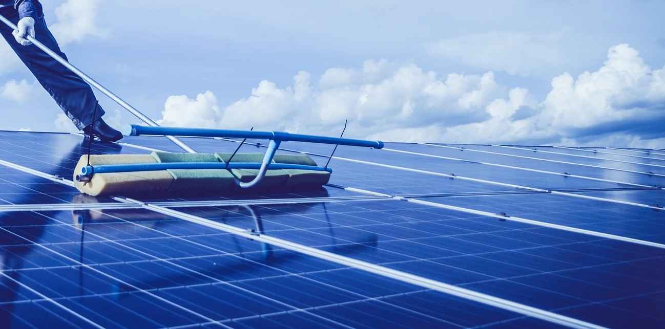 Mantenimiento de paneles solares